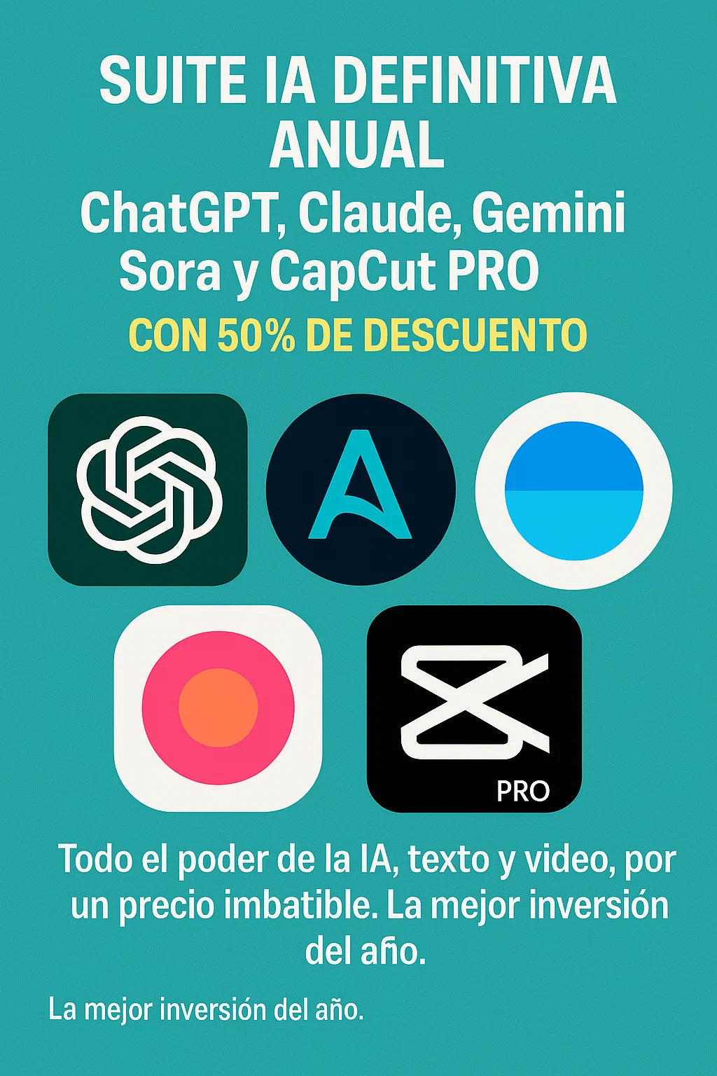 (Anual) Suite IA Definitiva Anual: El Poder Absoluto de la Creación de Contenido sin Límites
